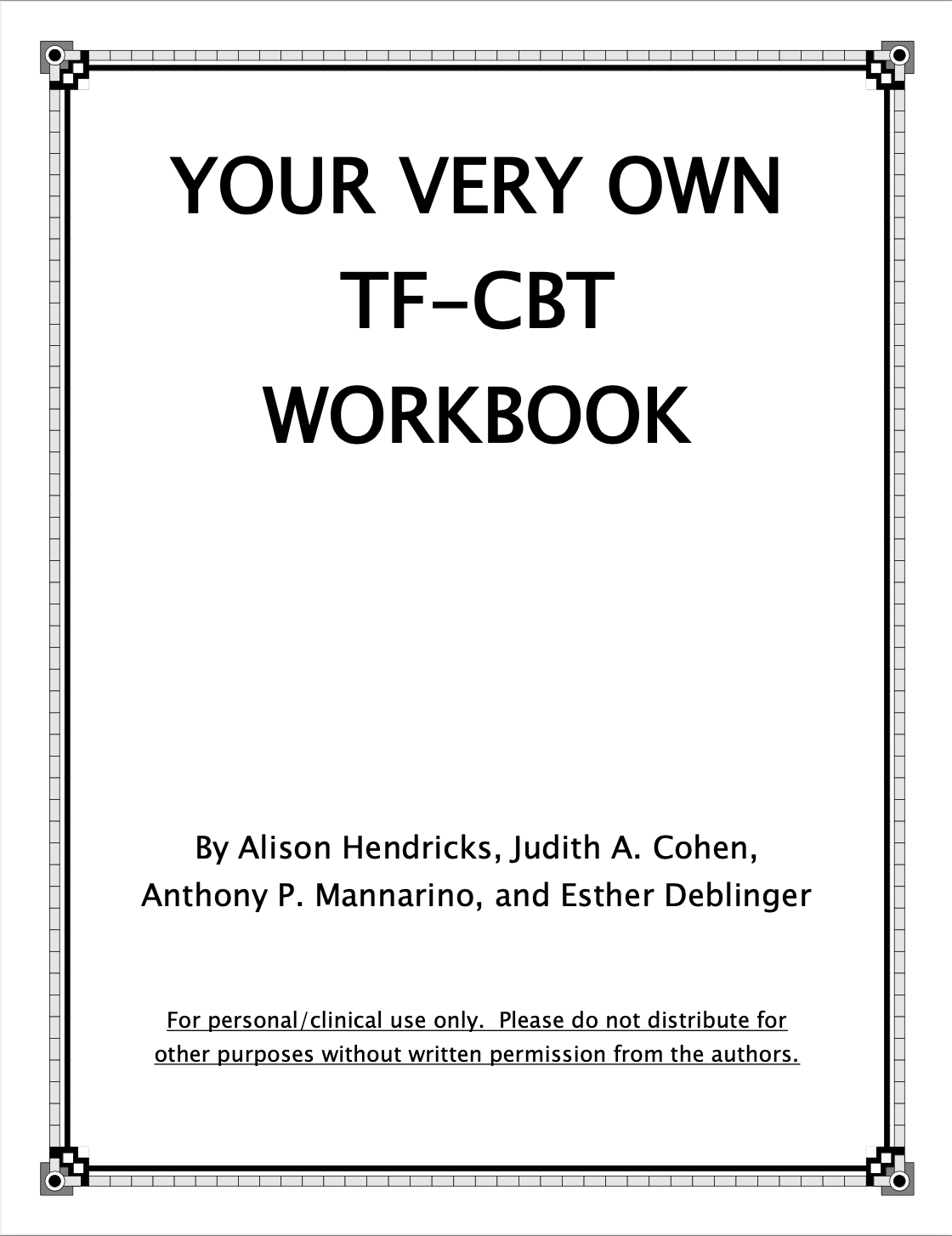 Dealing with Grief - A TF-CBT Workbook for Teens Final